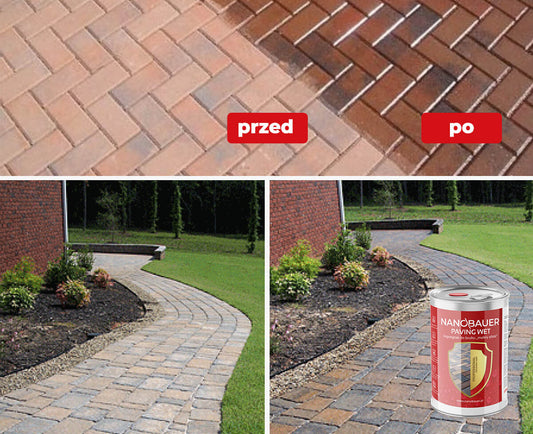 Impregnat do kostki brukowej - mokry efekt Nanobauer - e-nubes