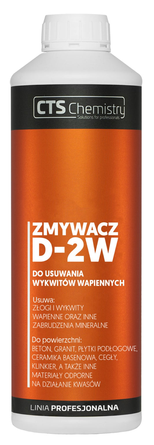 Zmywacz do usuwania wykwitów wapiennych D-2W CTS Chemistry - e-nubes